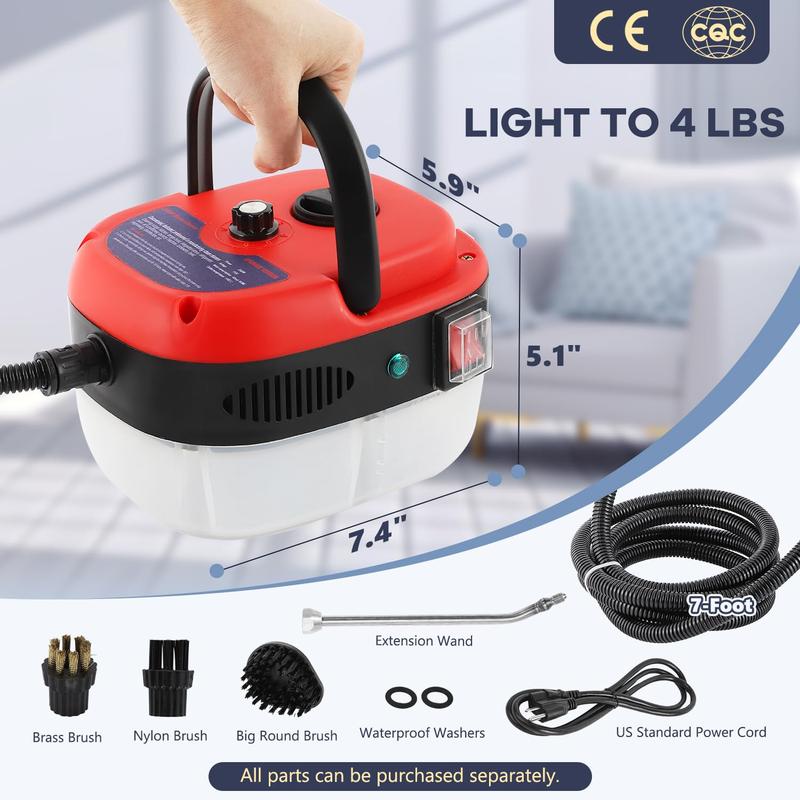 š„Hot Saleš„2500W Handheld High-Temperature Pressurized Steam Cleaner