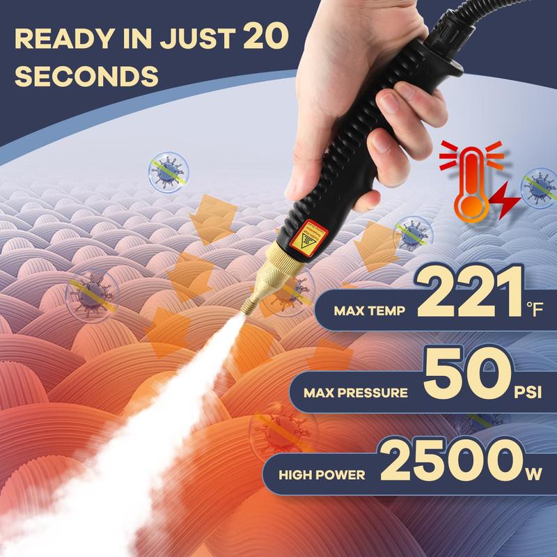 š„Hot Saleš„2500W Handheld High-Temperature Pressurized Steam Cleaner
