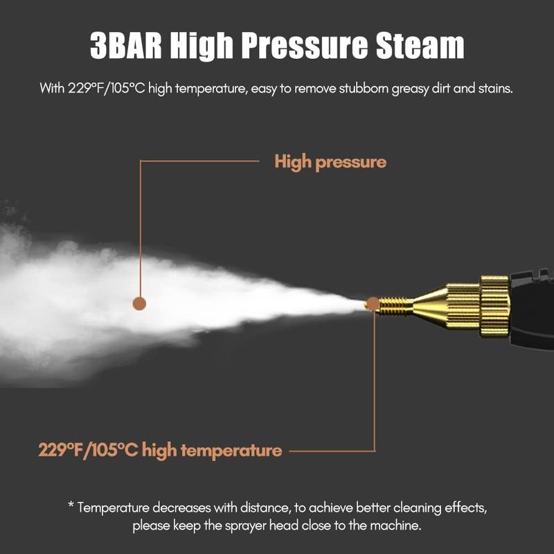 š„Hot Saleš„2500W Handheld High-Temperature Pressurized Steam Cleaner