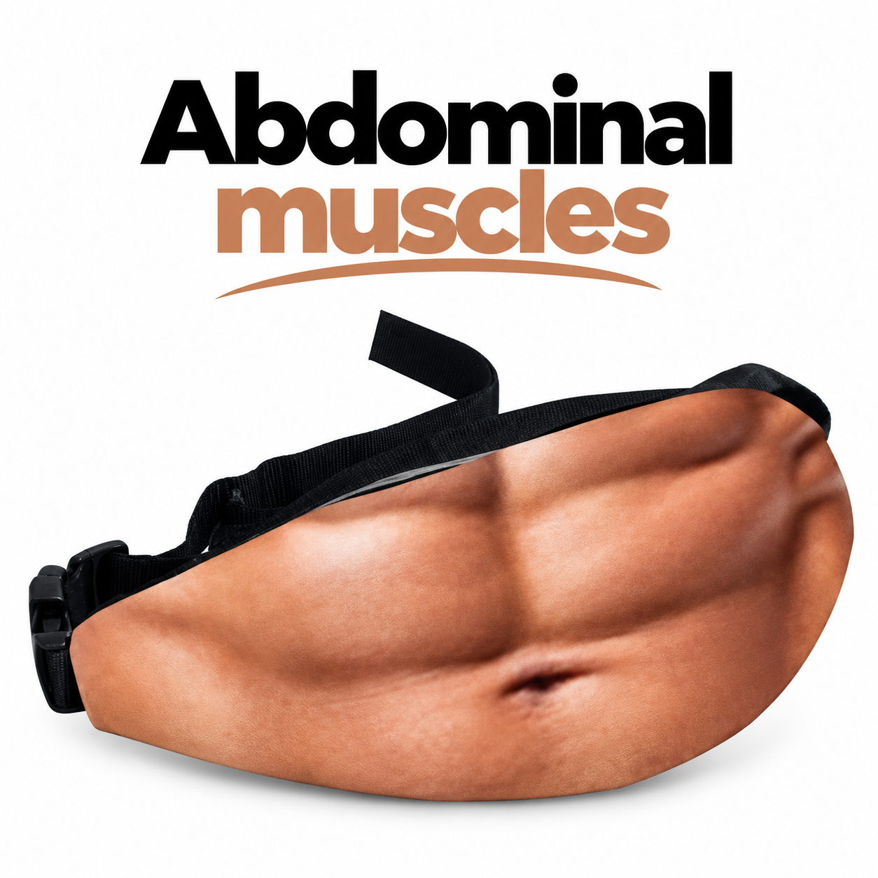 Realistic Belly Funny Waist Pack