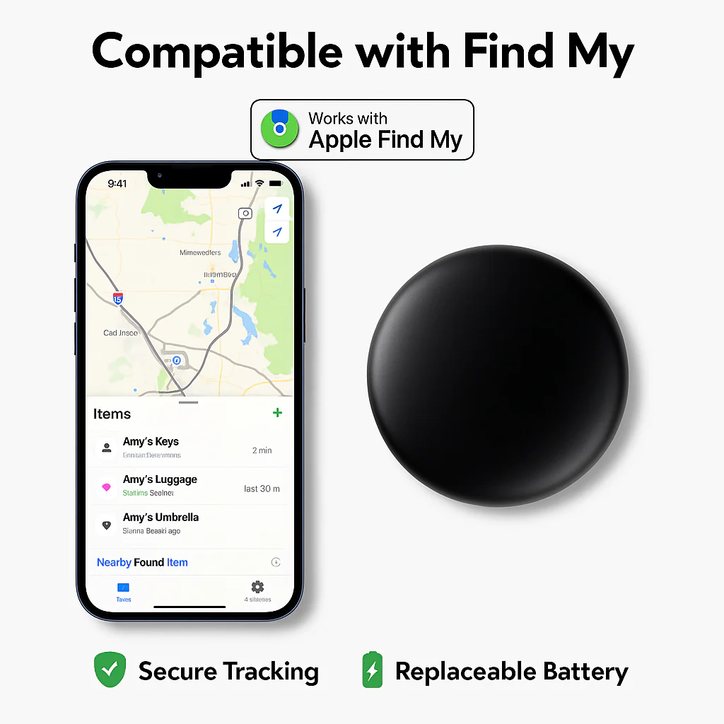 Mozy TrackMini™ – Magnetic GPS Tracker for Cars & Valuables