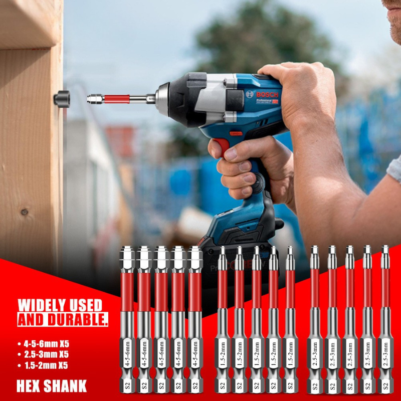 Mozy™ FlexHex 6-in-1 Magnetic Nut Driver Bit Set