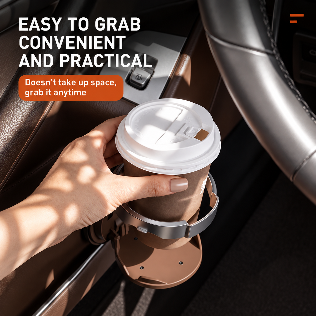 Mozy™ FoldAway Car Cup Holder