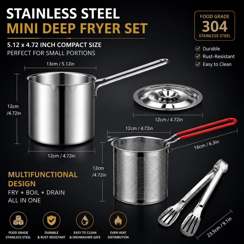 Mozy™ Mini Deep Fryer Set