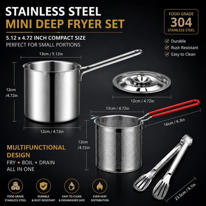 Mozy™ Mini Deep Fryer Set