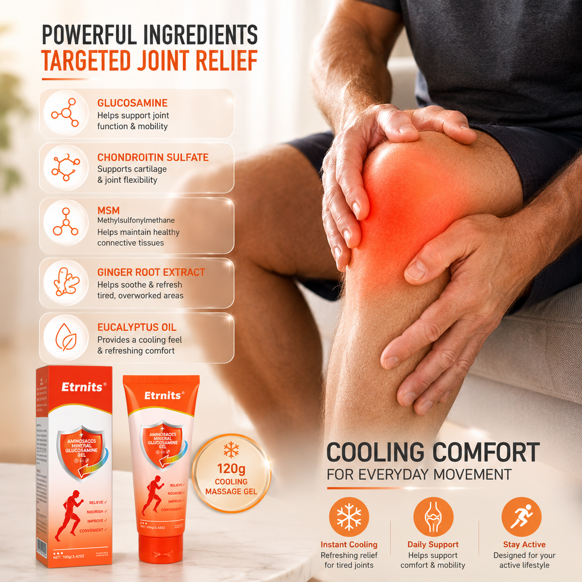 Etrnits Joint Relief Massage Cream