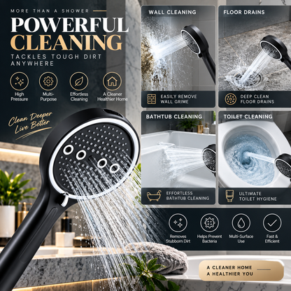 Mozy™ LuxeFlow 6-Mode Handheld Shower System