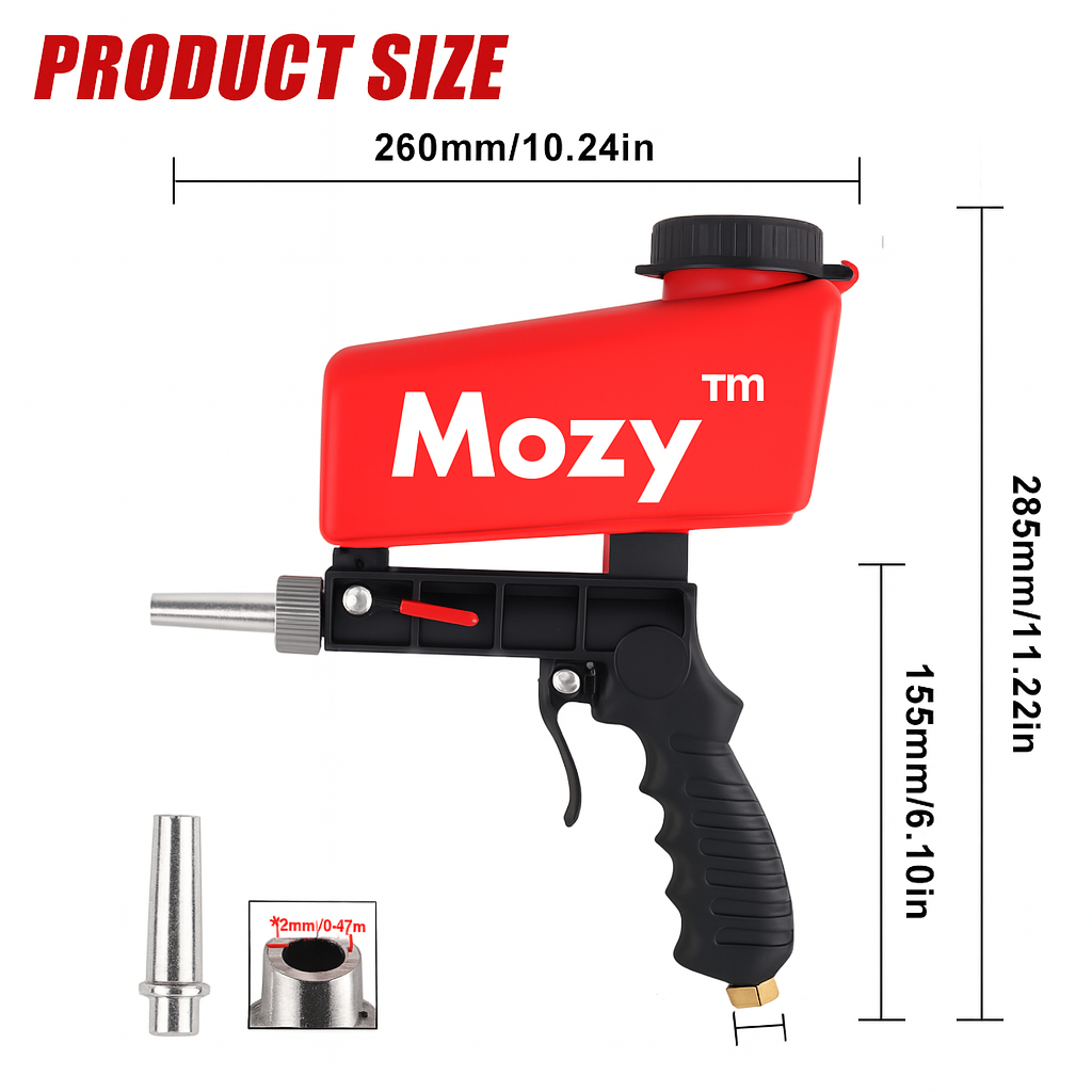 Mozy™ Sandblasting Gun