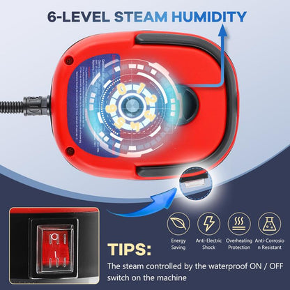 🔥Hot Sale🔥2500W Handheld High-Temperature Pressurized Steam Cleaner