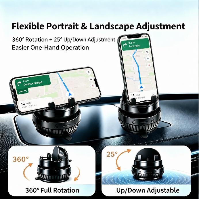 Mozy™ 360° Rotating Car Phone Holder