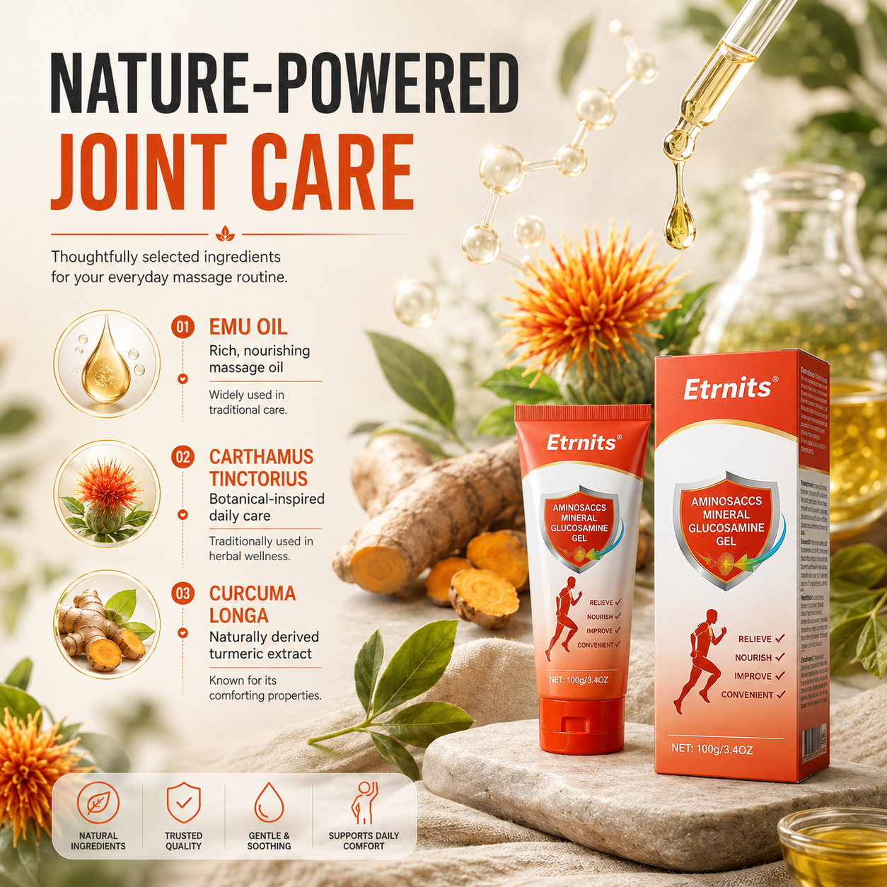 Etrnits Joint Relief Massage Cream
