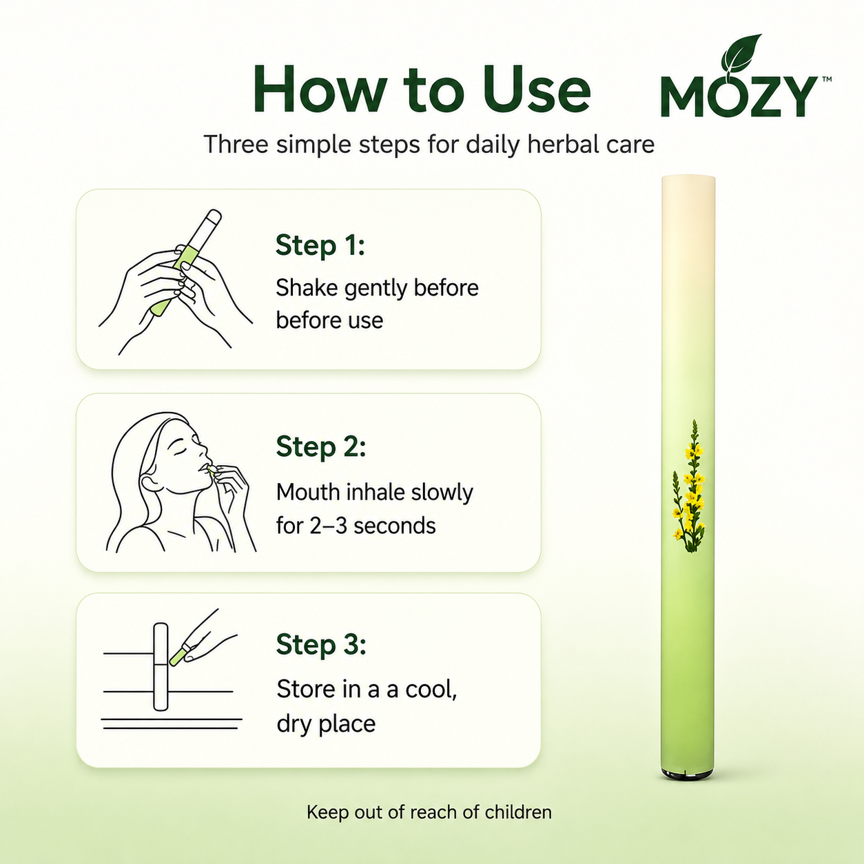 Mozy™ Herbal Purifier Stick