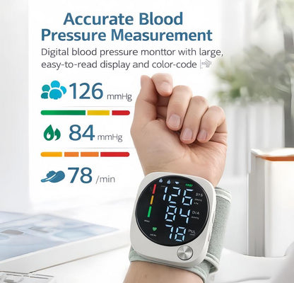 2026 Upgraded | Mozy PulseTrack™ Wrist BP Monitor