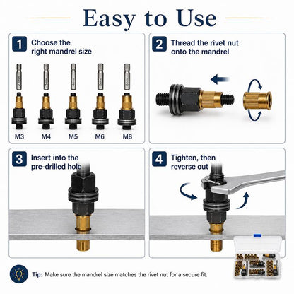 Mozy™ Rivet Nut Tool Kit