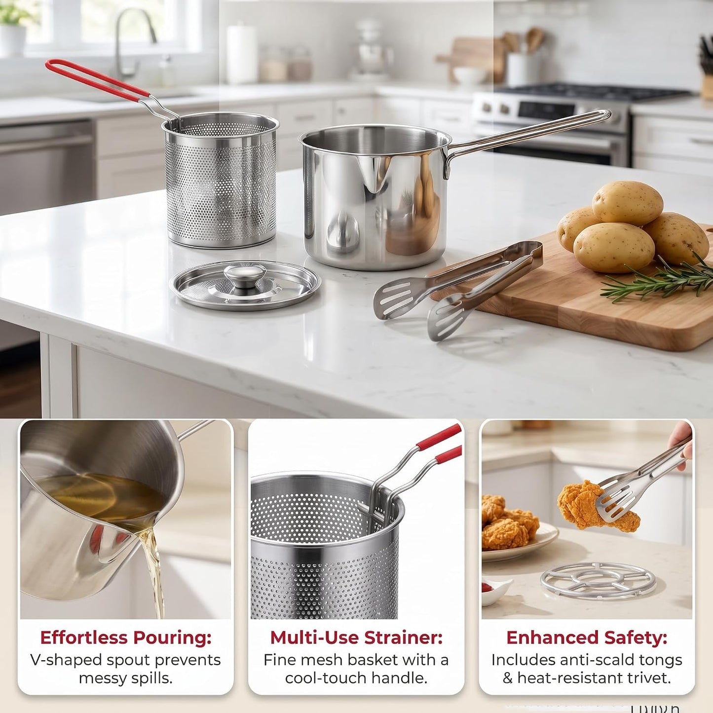 Mozy™ Mini Deep Fryer Set