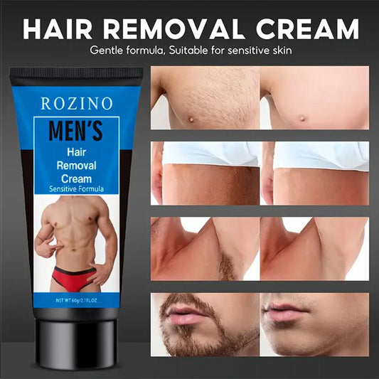 ROZINO Men’s Hair Removal Cream – Smooth & Fast (60g)