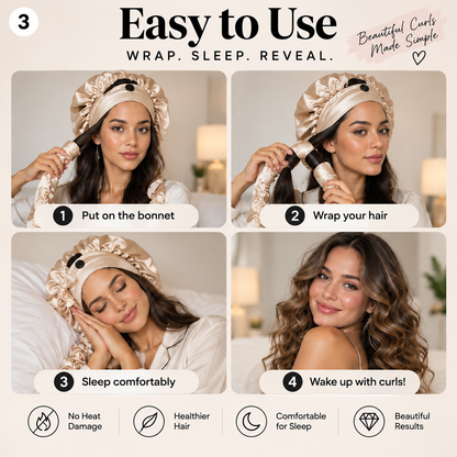 Mozy™ DreamCurl Satin Bonnet