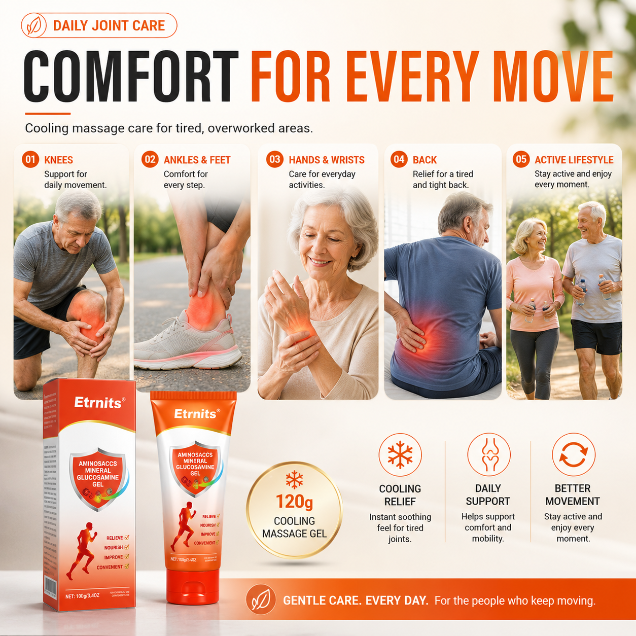 Etrnits Joint Relief Massage Cream