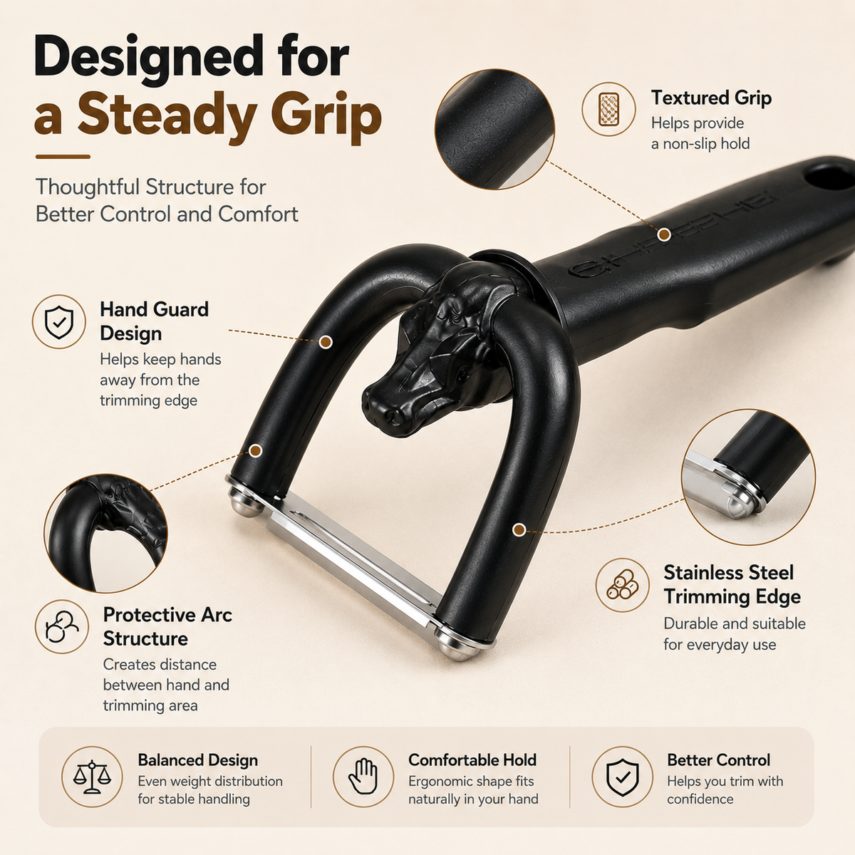 Handheld Meat & Fat Trimming Tool