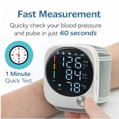 2026 Upgraded | Mozy PulseTrack™ Wrist BP Monitor