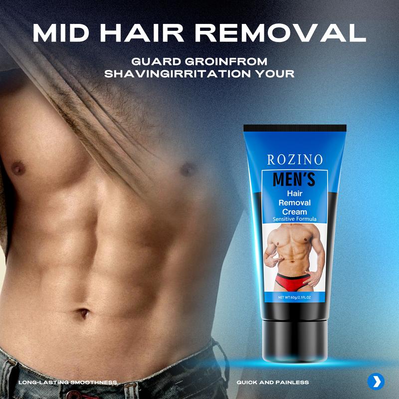 ROZINO Men’s Hair Removal Cream – Smooth & Fast (60g)