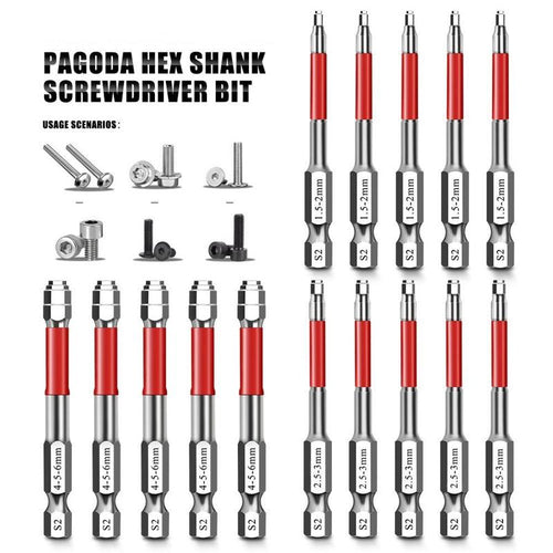 Mozy™ FlexHex 6-in-1 Magnetic Nut Driver Bit Set