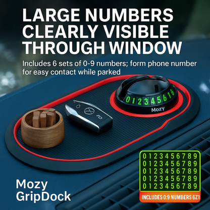 Mozy GripDock™ – #1 Best-Selling Car Anti-Slip Organizer Pad