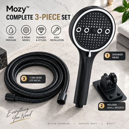 Mozy™ LuxeFlow 6-Mode Handheld Shower System