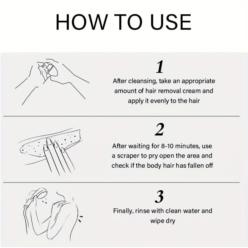 ROZINO Men’s Hair Removal Cream – Smooth & Fast (60g)