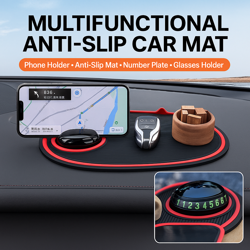 Mozy GripDock™ – #1 Best-Selling Car Anti-Slip Organizer Pad