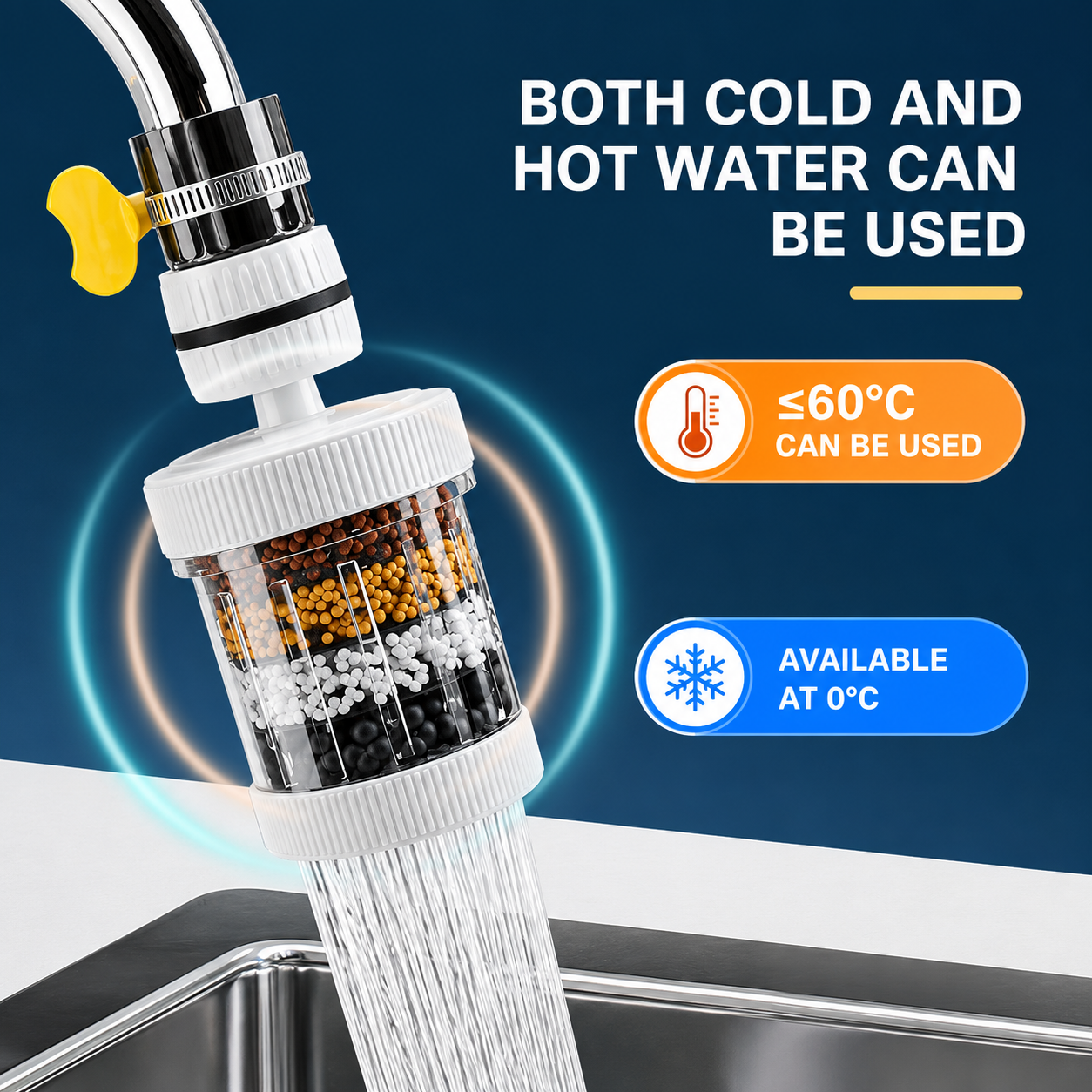 AquaPure™ 360° Faucet Water Filter