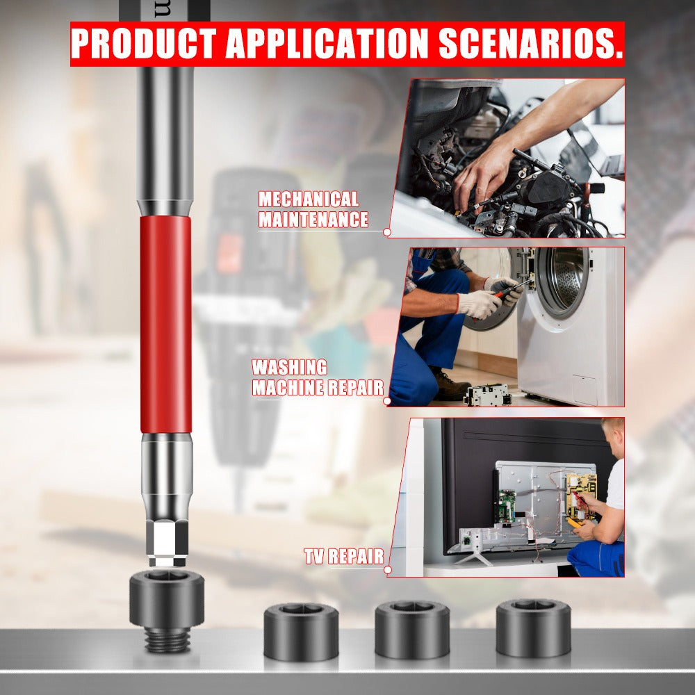 Mozy™ FlexHex 6-in-1 Magnetic Nut Driver Bit Set