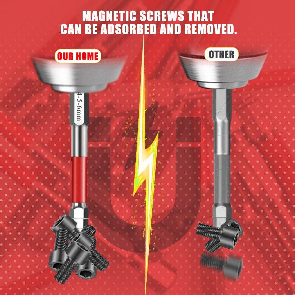 Mozy™ FlexHex 6-in-1 Magnetic Nut Driver Bit Set