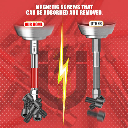 Mozy™ FlexHex 6-in-1 Magnetic Nut Driver Bit Set